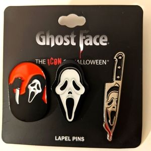 Scream Enamel Pin Set